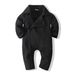 Children's clothes suit collar gentleman baby clothes baby wrap farts autumn onesie_viptrois.com