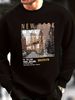 Men's Loose Casual Fashionable New York City Pattern Printed Round Neck Long Sleeved Sweatshirt For Autumn And Winter_viptrois.com