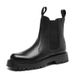 Boots Men's Niche Heightened Thick-soled Martin Boots Black Side Zipper High-top Casual Short Boots_viptrois.com