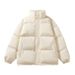Padded Clothes For Men And Women Loose Stand-up Collar Padded Jacket Warm And Thickened Casual Padded Clothes Couple Jacket_viptrois.com