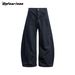 Men's Clothing American Retro Original Denim Scimitar Jeans Loose Drape Wide Leg Pants Sickle Pants Boys Summer Long Pants_viptrois.com