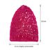 Men's Hats Hand Crocheted Mesh Sleeping Cap Drooping Hair Net Long Net Bag Thick Line Crocheted Bag Full Head Big Hat_viptrois.com