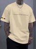 2025 Summer Men's T-shirt Sportswear Simple Short-sleeved Shirt_viptrois.com