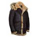 Men's Clothing Zipper Bag Hooded Fur Jacket Men's Faux Fur Hooded Jacket With Zip Pockets – Cozy & Stylish Winter Coat For Casual Outings_viptrois.com