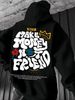 Men's Autumn And Winter Casual And Fashionable Loose Hoodie With Letter Pattern Print, Warm Long Sleeved Pullover Sweater_viptrois.com