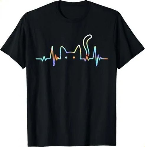 2026 T-shirtt-shirtheartbeat Lover Animal Silhouette Cute Cat_viptrois.com