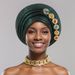 New Exaggerated Gold Stamped Shutters, Multi Layered Sponge Stacking, Colorful Side Accessories, African Turban Hat Bag_viptrois.com