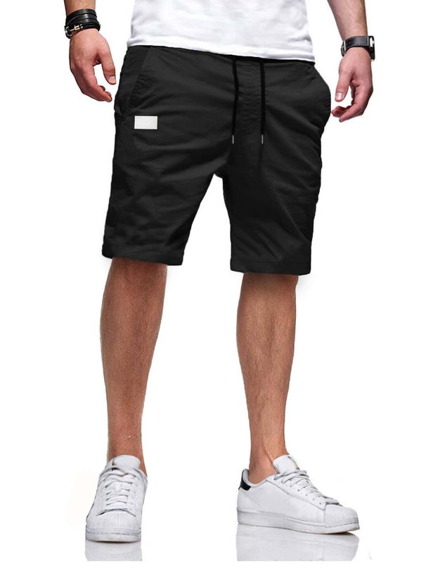 Men's Clothing Men's Summer Sports Leisure Large Size Woven Fabric Beach Shorts Men Shorts Men_viptrois.com