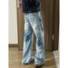 Versatile, Trendy, Fashionable, New Harajuku Style Minimalist Denim Trousers, Exuding A Sophisticated, Relaxed, And Artistic Japanese Vibe._viptrois.com