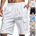 Men's Breathable Cargo Shorts – 5-Inch Inseam Workwear & Beach Casual Shorts With Multiple Pockets_viptrois.com