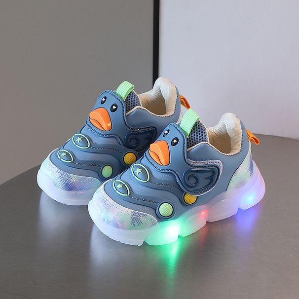 Light Up Baby Shoes Women's Spring Breathable Mesh Shoes Soft Soled Baby Toddler Shoes Little Kids Sneaker Trend_viptrois.com