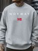 Autumn And Winter Men's Long Sleeved Round Neck Black Top Loose Casual Hoodie Hooded Hoodie_viptrois.com