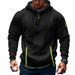 Men's Clothing Autumn And Winter Men's Casual Multi Zipper Arm Pocket Sweater Pullover Large Size Plus Velvet Hoodie Men_viptrois.com