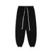Men's Clothing | Autumn and Winter New 420g Terry Street Loose Solid Color Cuffed Sports Pants_viptrois.com