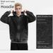 Vintage Washed Zip-Up Hoodie – Heavyweight Cotton Distressed Pullover For Men, Retro Streetwear (L-XXXXL, Black/Grey/Army Green)_viptrois.com