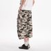 "Men's Camo Cargo Jeans – Streetwear Utility Pants (7/10 Length, Loose Fit, Vintage Wash, Military-Inspired, Urban Fashion)"_viptrois.com