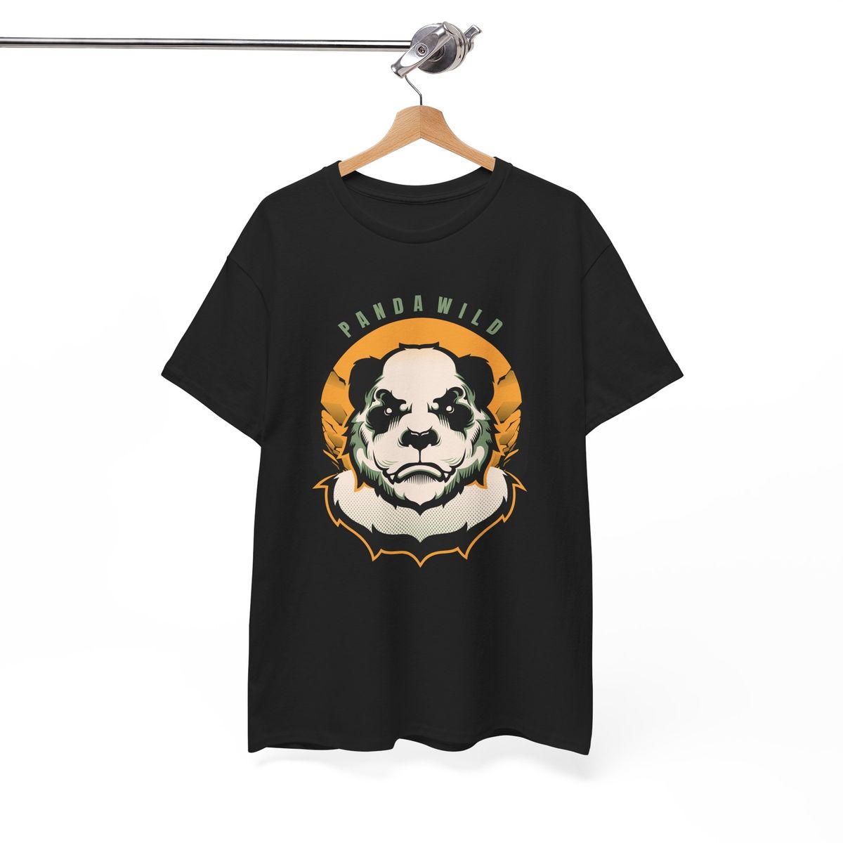 Panda Wild Japanese T-Shirt Mens Womens Tees Top | Japanese Demon Samurai Tee | Bushido Warrior Shirt_viptrois.com
