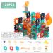 Mother & Kids Building Blocks Marble Run Toy Set - STEM Educational Construction Kit For Kids With Colorful Tracks & Rolling Balls (49PCS/76PCS/98PCS)_viptrois.com