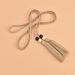 Wenyi Fan Cotton Woven Chain With Skirt Women's Long Knot Belt Tassel Decoration Narrow Waist Rope Wholesale_viptrois.com