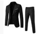 Men's Slim Fit Wedding Suit Set – Single-Breasted Notch Lapel Blazer & Pants (S-5XL) | Polyester Formal & Business Attire_viptrois.com