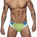 UXH Men's Color Block Sexy Sports Fitness Quick-Dry Triangle With Visible Stitching Fashion Swim Trunks_viptrois.com