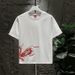 Men's Clothing Men's Phoenix Embroidered T-Shirt Heavy Duty Short Sleeve Round Neck National Trend Light Luxury Top Style Trendy Youth_viptrois.com