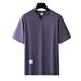 Men's Clothing Summer Light Luxury All Match Short Sleeved Breathable Fashion Short Sleeved T Shirt Casual Top_viptrois.com