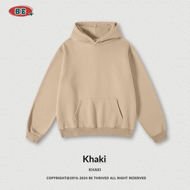 Pure Pure BE Clothing 2025 Autumn Winter Foreign Trade Trendy Brand Cool Heavyweight Washed Retro Hoodie Men's Fleece Lined Hooded_viptrois.com