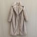 Men's Clothing Barbican Men's Fur Coat Winter Warm Fashion Fur Imitation Mink Fur Coat Long Large Fur Collar_viptrois.com