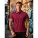 Men's Cooling Polo Shirt Short Sleeved T-Shirt Collared Casual Skin Friendly Asian Sizes Summer Top_viptrois.com
