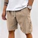 2025 European And American Foreign Trade New Men's Summer Casual Drawstring Corduroy Retro Shorts For Casual Wear_viptrois.com