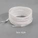 Lace-Up Ballet Style Shoelaces – Decorative Flat & Braided Laces For Sneakers & Casual Shoes (100-160cm, White Elegant Designs)_viptrois.com