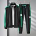 Casual Sports Two-piece Men's Sweater Pants Trendy Teen Cardigan Fashion Suit_viptrois.com
