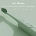 Adult Sonic Rechargeable Electric Toothbrush With 5pcs Soft Bristles Replaceable Brush Head Portable Case_viptrois.com