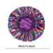 New Large Nightcap European And American Style All Match Laser Satin Shower Cap Home Washing Hair Care Cap Nightcap_viptrois.com