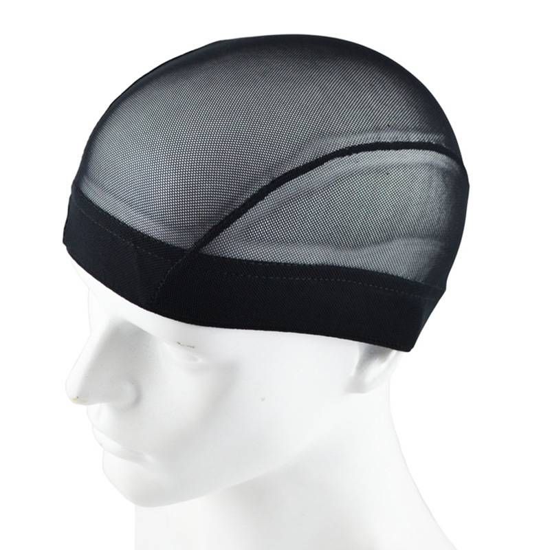 Men's Hats Summer Elastic Mesh Hat Head Cover Black Stereotyped Wig Hat Head Cover Dome Accessories Cap_viptrois.com