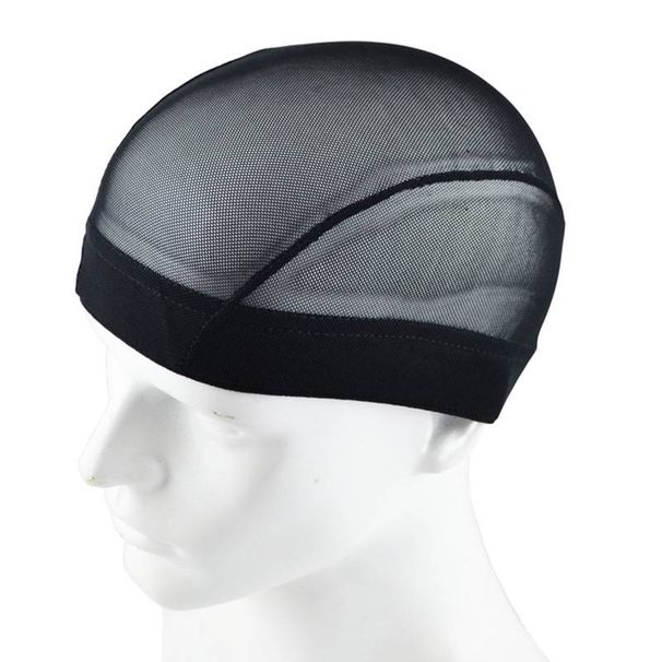 Men's Hats Summer Elastic Mesh Hat Head Cover Black Stereotyped Wig Hat Head Cover Dome Accessories Cap_viptrois.com