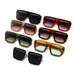 Men's Sunglasses Women's Large Frame Sunglasses Summer New Style Spot Personality Square Beach Trend High End_viptrois.com