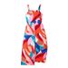Mother & Kids INS Girls Geometric Pattern Printing Holiday Style Fashion Summer Thin Jumpsuit_viptrois.com