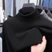 Men's Cashmere & Mulberry Silk High Neck Sweater – Winter Warm Knit Pullover For Stylish Layering_viptrois.com