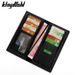 Wallet Card Cases New Men's Long Wallet Simple Litchi Pattern Fashion Wallet Multi Card Slot Wallet_viptrois.com