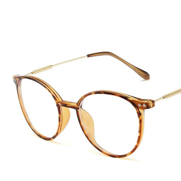 Men And Women Round Anti Blue Glasses Computer Frame Optical Lenses New Arrival 2025_viptrois.com
