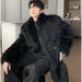 Men's Clothing men's autumn and winter new fashion leather coat fox winter coat thick warm fur windbreaker_viptrois.com