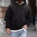 Autumn New Men's Large Size Casual Style Jacket Jacquard Hooded Lace Up Long Sleeve Sweater Knitwear_viptrois.com