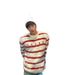 Christmas Striped Round Neck Sweater, Autumn And Winter Warm Knit Sweater With Added Velvet_viptrois.com