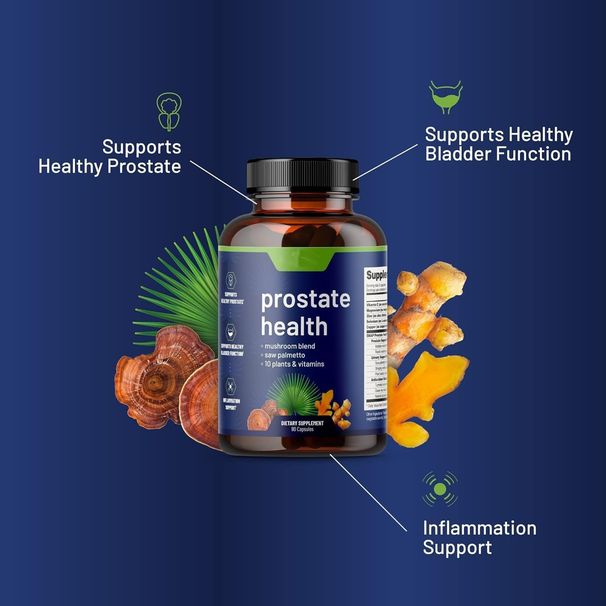 Natural Prostate Support, Excellent Formula, Saw Palmetto Extract Capsules, Plant Sterol Complex To Support Male Urinary System And Hair Growth_viptrois.com