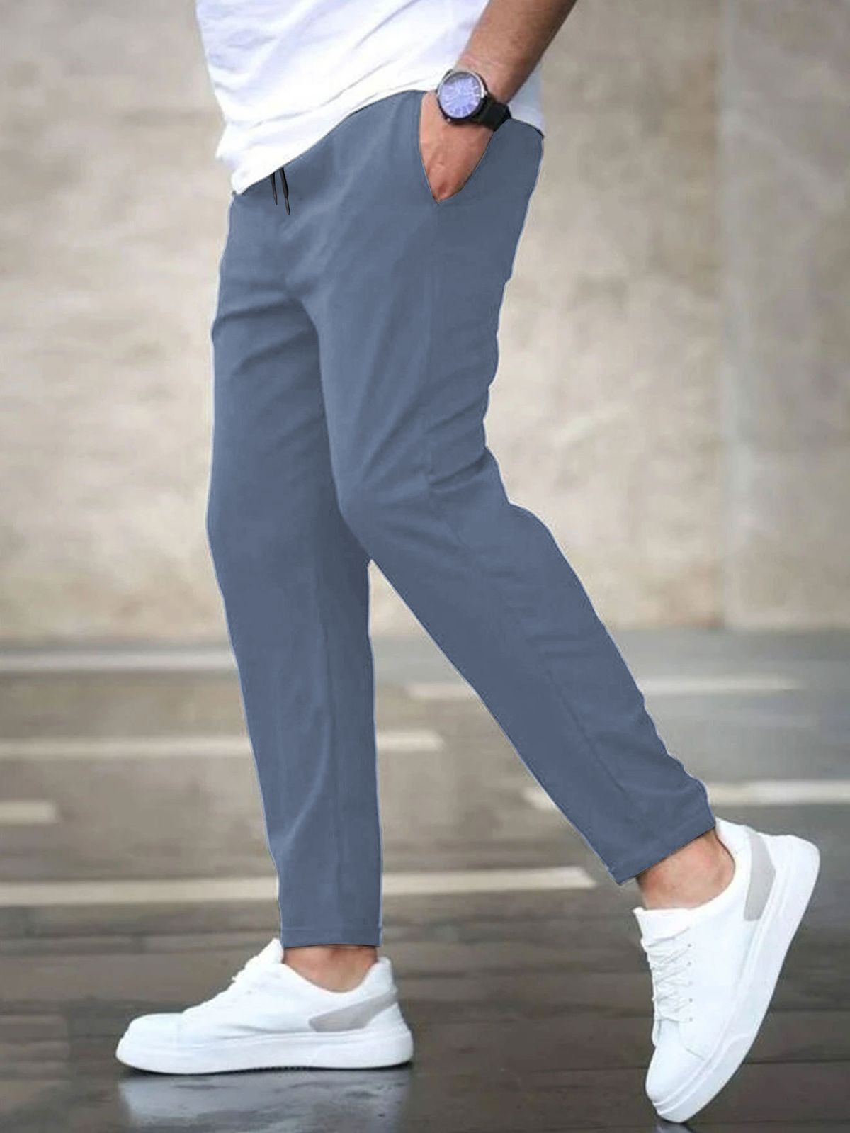 Men's Clothing Casual Cropped Pants_viptrois.com