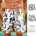 Men's Beach Shorts Loose And Quick-Drying Lined Swimming Trunks Men's Adult Hot Spring Leisure Shorts_viptrois.com