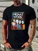Rare Men At Work Band Gift For Fan Black S-2345XL Unisex T-shirt GC770 Summer Versatile Homme Top For Everyday Wear Slightly Soft Breathable_viptrois.com