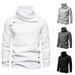 Men's Autumn And Winter New British Style Pile Neck Sweater Fashion Casual Hoodie_viptrois.com